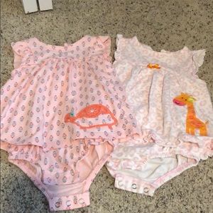 BUNDLE: Cute little Carter’s rompers